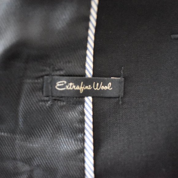 Zara Baby Boy Tailored Collection Extra Fine Wool Black Blazer 18-24 Months - Picture 6 of 7